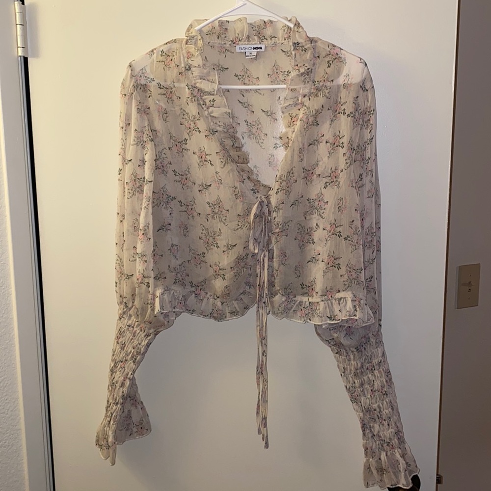 Crop Floral Top
